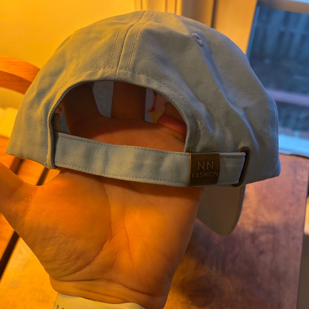 Berlin Embroidered Blue Cap - Picture 3 of 3
